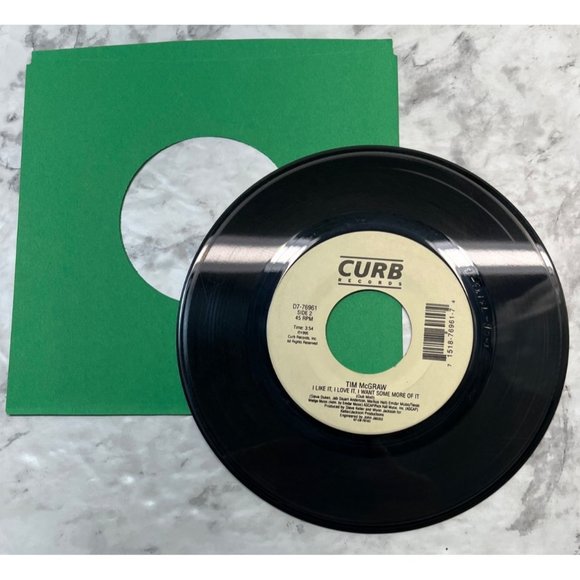 Tim McGraw I Like It I Love It I Want Some More Of It 45 Country 1995 Curb - Picture 5 of 6